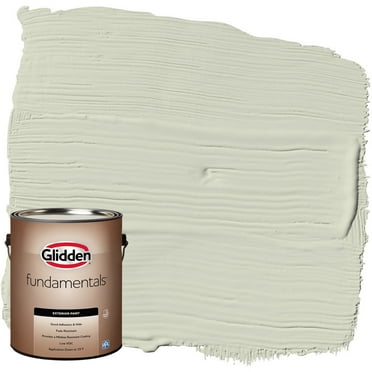 Glidden Fundamentals Exterior Paint White Sage / Green, Flat, 1 Gallon