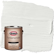 Glidden Fundamentals Grab-N-Go White Semi-Gloss Exterior Paint, 1 Gallon