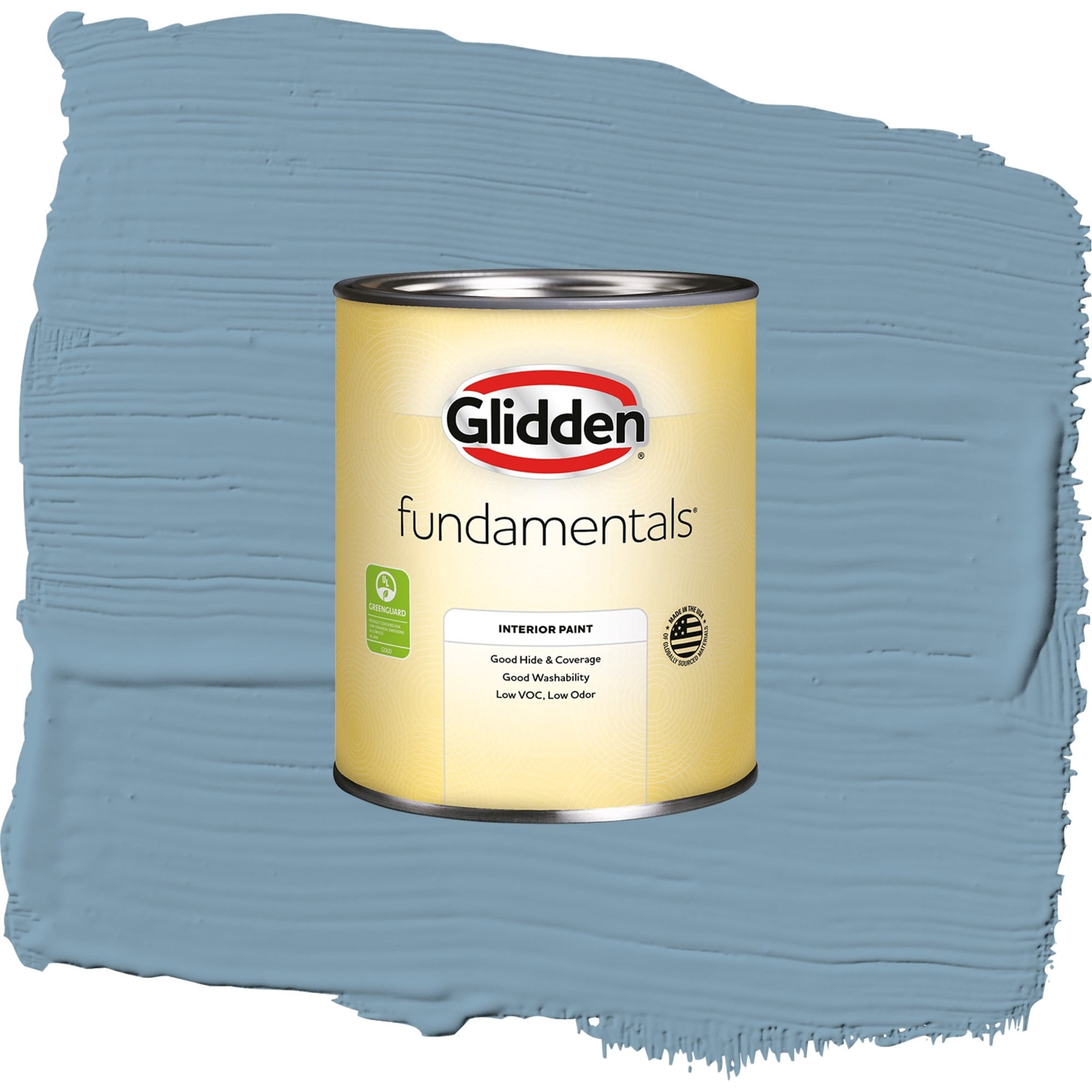 Glidden Fundamentals Americana / Blue, Eggshell Interior Paint, 1 Quart