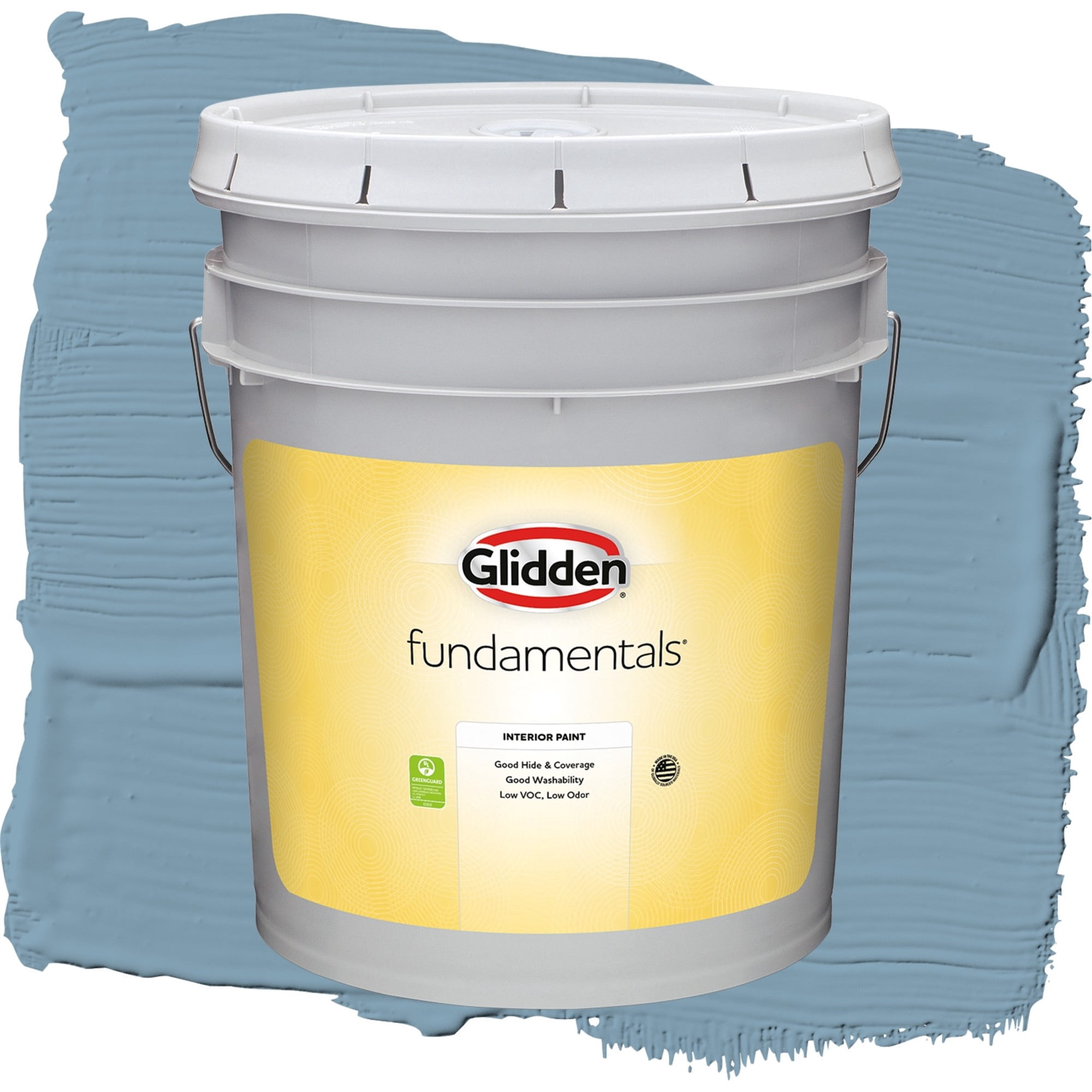 Glidden Fundamentals Americana / Blue, Eggshell Interior Paint, 5 Gallon