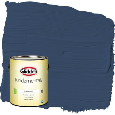 Glidden Fundamentals Annapolis Blue Eggshell Interior Paint, 1 Gallon