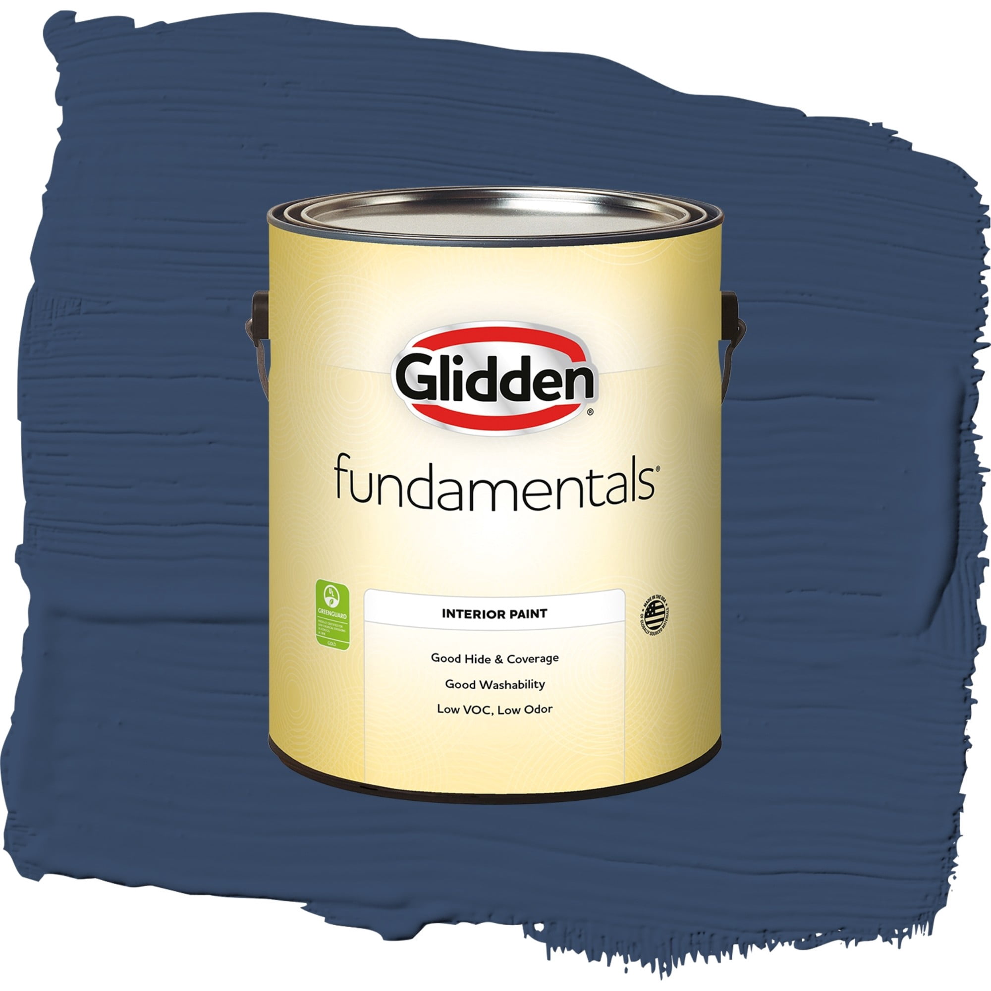 Glidden Fundamentals Annapolis Blue Flat Interior Paint, 1 Gallon