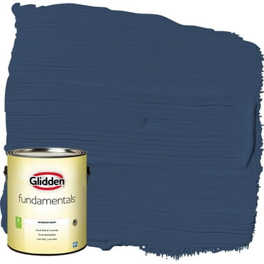 Glidden Fundamentals Interior Paint Annapolis Blue, Flat, 1 Gallon