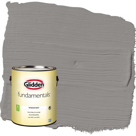 Glidden Fundamentals Antique Silver / Grey, Eggshell Interior Paint, 1 Gallon