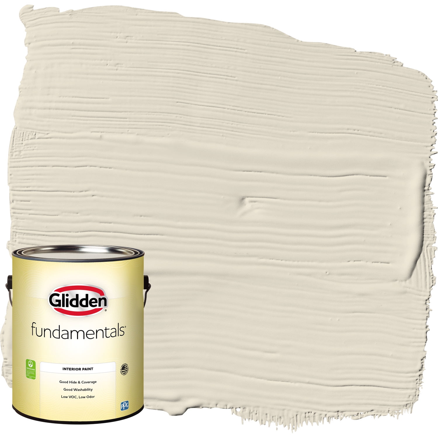 Glidden Fundamentals Interior Paint Antique White / Off White, Eggshell, 1 Gallon