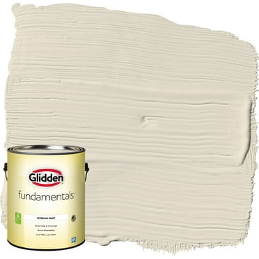 Glidden Fundamentals Interior Paint Antique White / Off White, Semi-Gloss, 1 Gallon