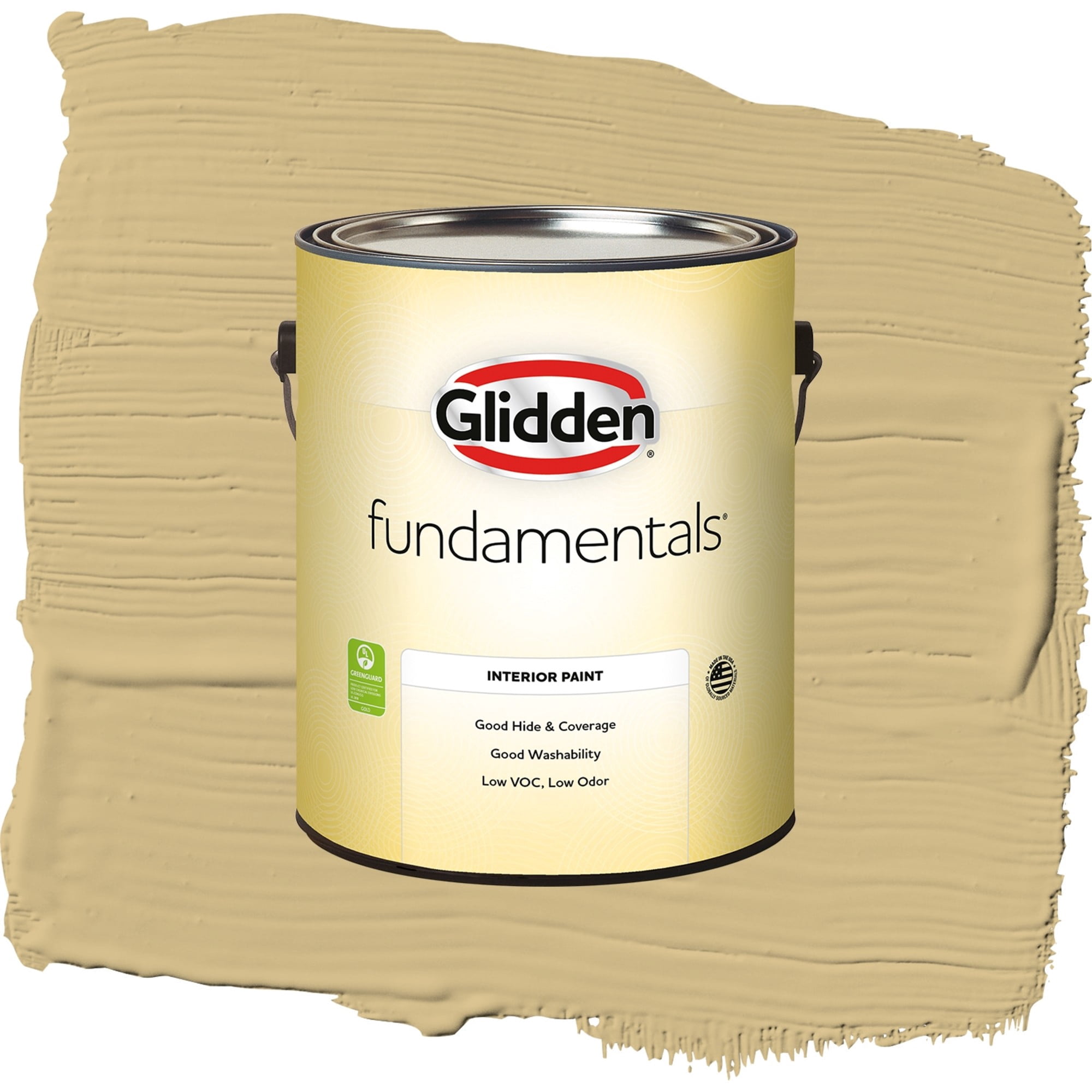 Glidden Fundamentals Appalachian Trail Flat Interior Paint and Primer, 1 Gallon