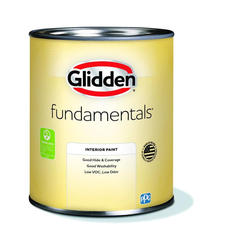 Glidden Fundamentals Interior Paint Aquamarine Dream, Flat, 1 Quart