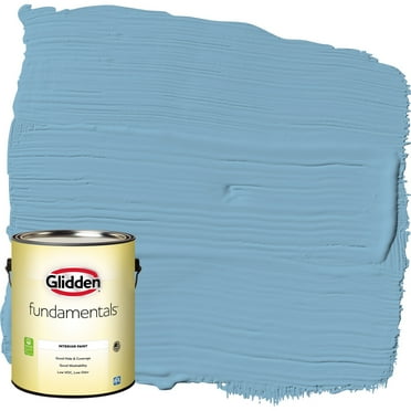 Glidden Fundamentals Interior Paint Arabella / Blue, Eggshell, 1 Gallon