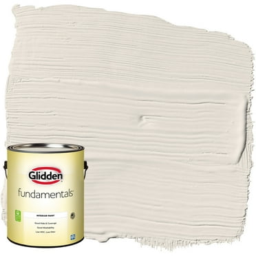 Glidden Fundamentals Interior Paint Ash / White, Eggshell, 1 Gallon