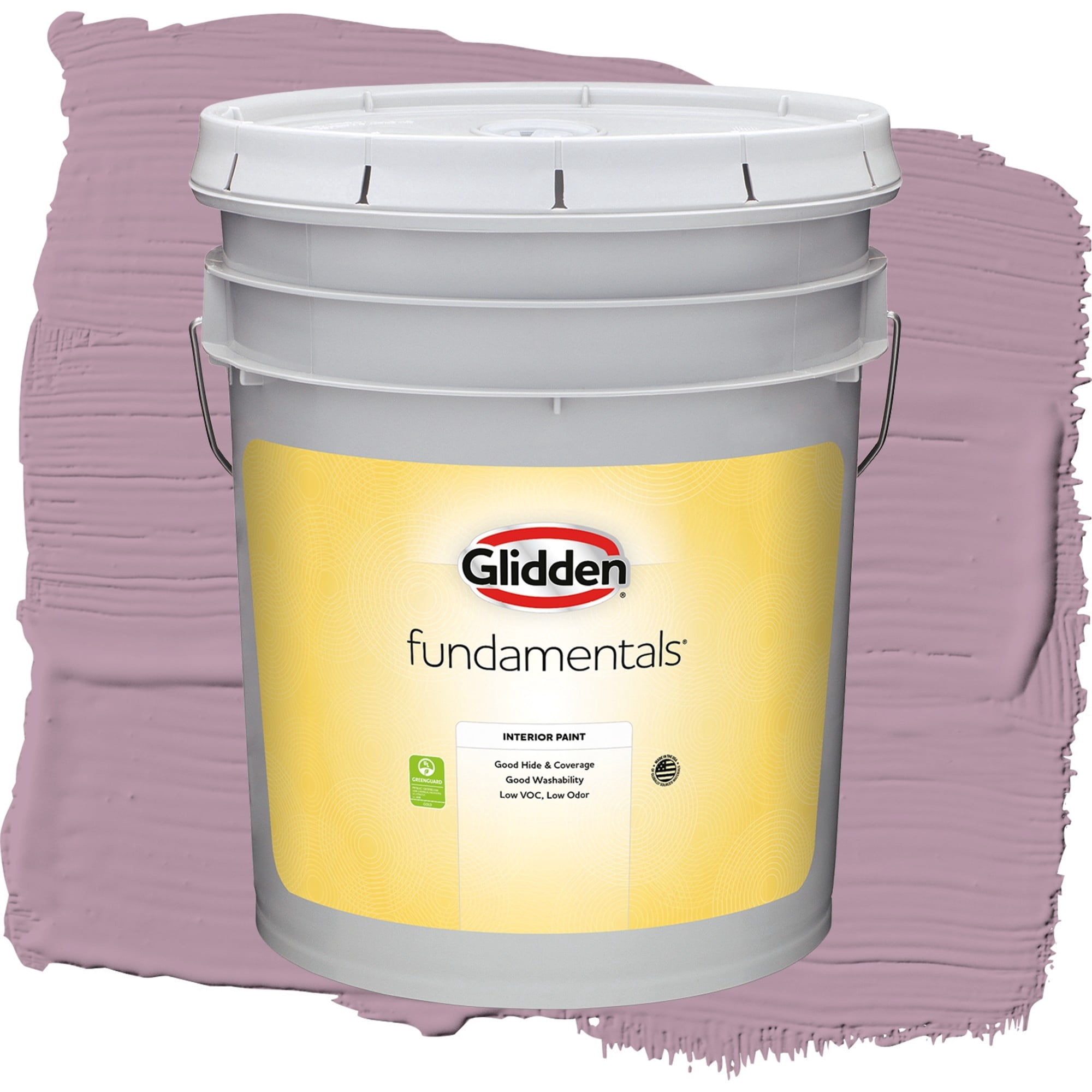 Glidden Fundamentals Ashberry / Purple, Semi-Gloss Interior Paint, 5 Gallon