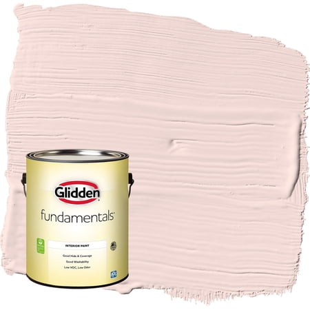 Glidden Fundamentals Ballet Slipper / Pink, Eggshell Interior Paint, 1 Gallon