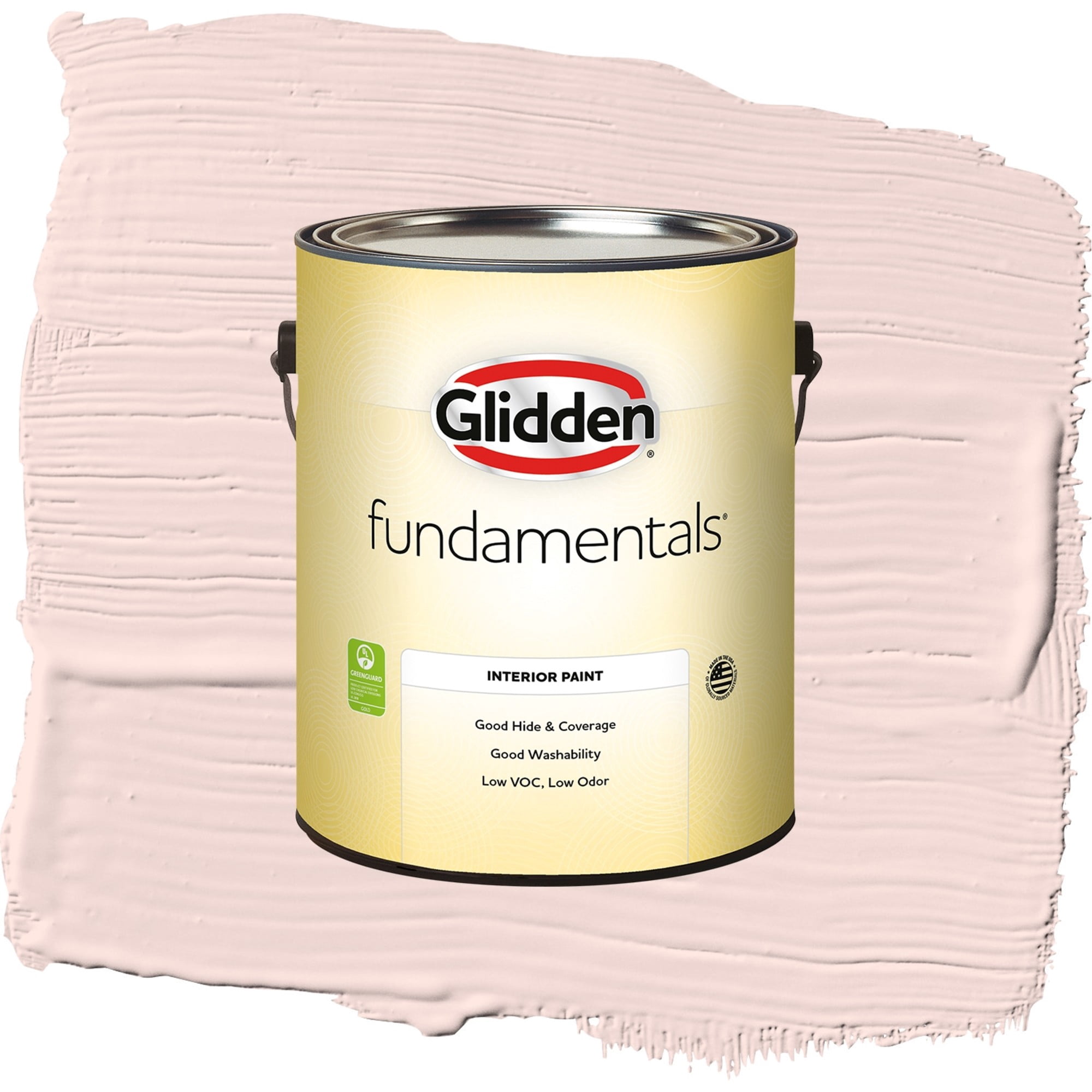 Glidden Fundamentals Ballet Slipper / Pink, Eggshell Interior Paint, 1 Gallon