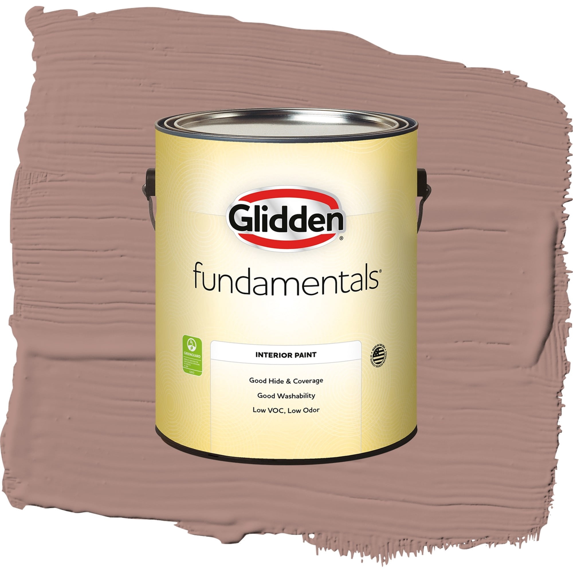Glidden Fundamentals Bedford Brown / Red, Flat Interior Paint, 1 Gallon