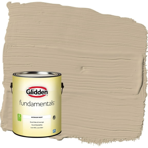 Glidden Fundamentals Best Beige / Beige Eggshell Interior Paint, 1 Gallon