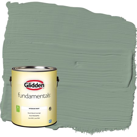 Glidden Fundamentals Birch Forest / Green, Eggshell Interior Paint, 1 Gallon