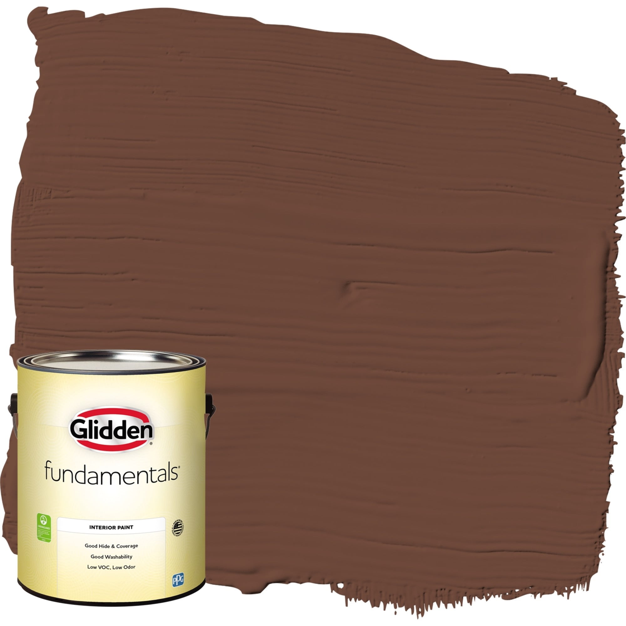 Glidden Fundamentals Bird House Brown / Brown, Eggshell Interior Paint, 1 Gallon