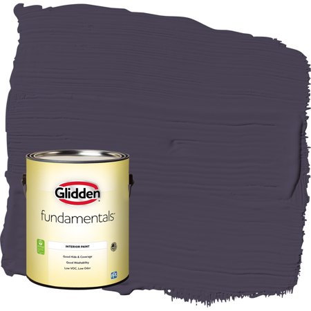 Glidden Fundamentals Blackberry / Purple, Eggshell Interior Paint, 1 Gallon