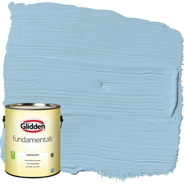 Glidden Fundamentals Interior Paint Blue Bows, Eggshell, 1 Gallon