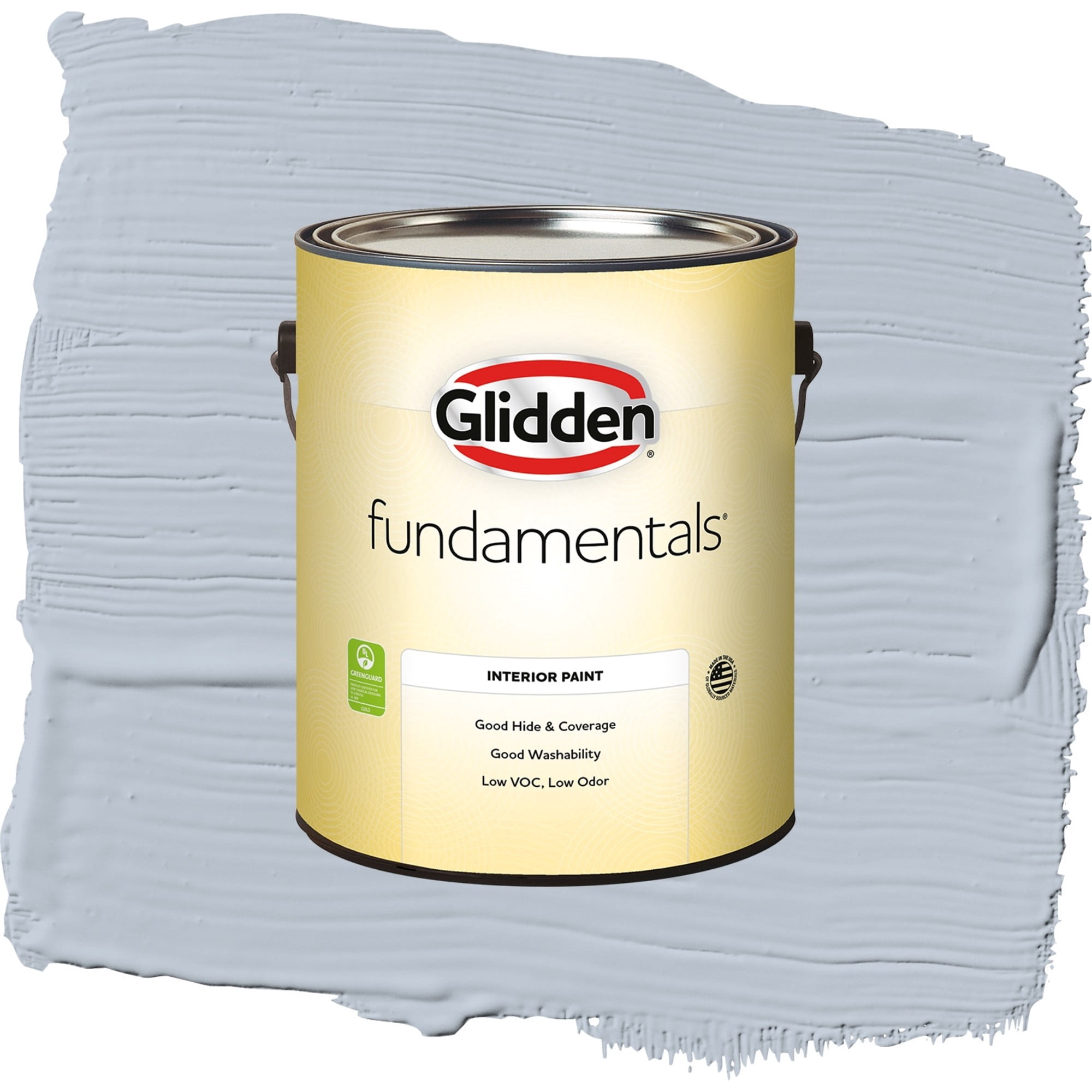 Glidden Fundamentals Blue Dolphin / Blue, Flat Interior Paint, 1 Gallon