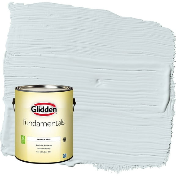 Glidden Fundamentals Blue Smoke / Blue Eggshell Interior Paint, 1 Gallon