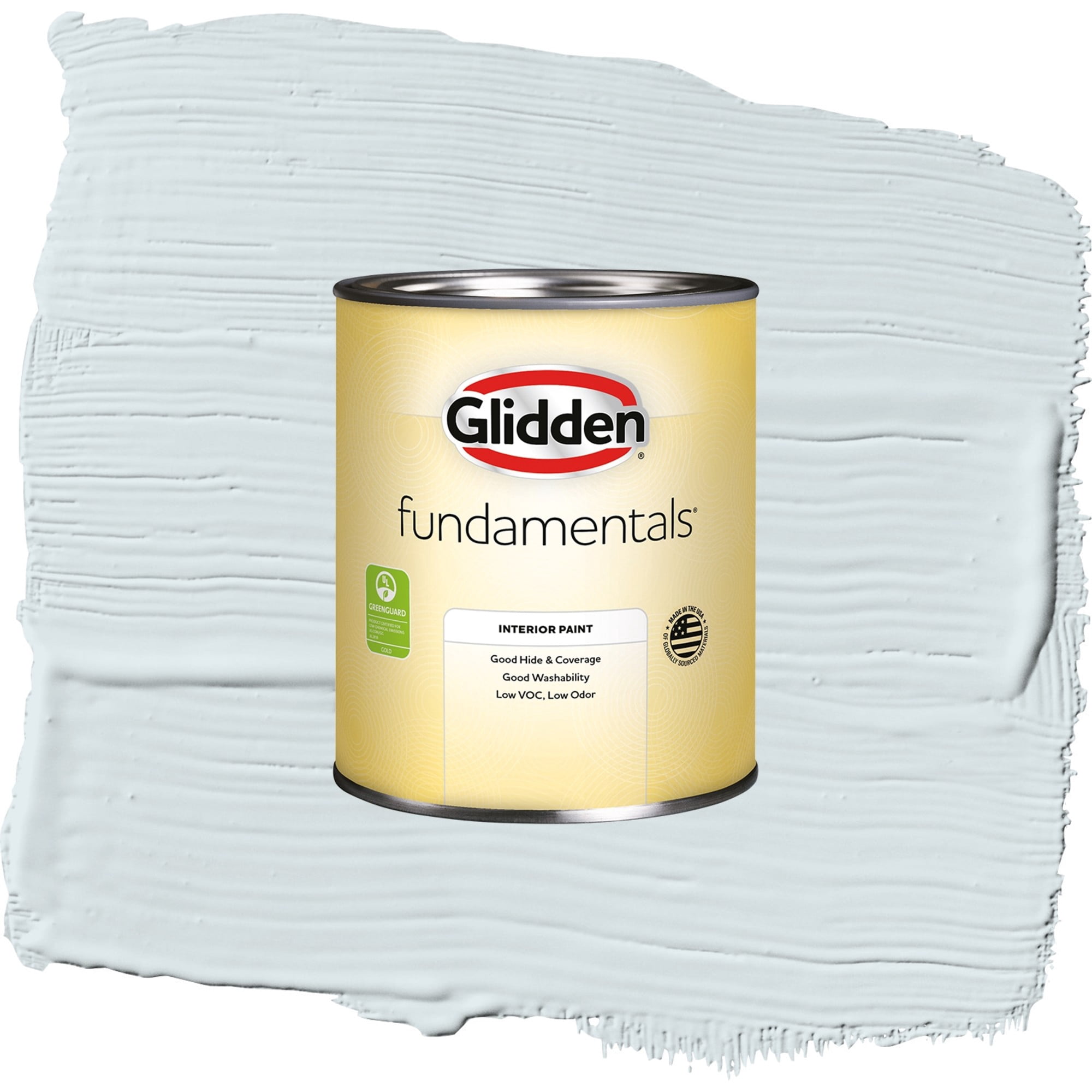 Glidden Fundamentals Blue Smoke / Blue, Eggshell Interior Paint, 1 Quart