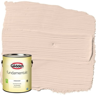Glidden Fundamentals Interior Paint Blush Beige / Orange, Eggshell, 1 Gallon