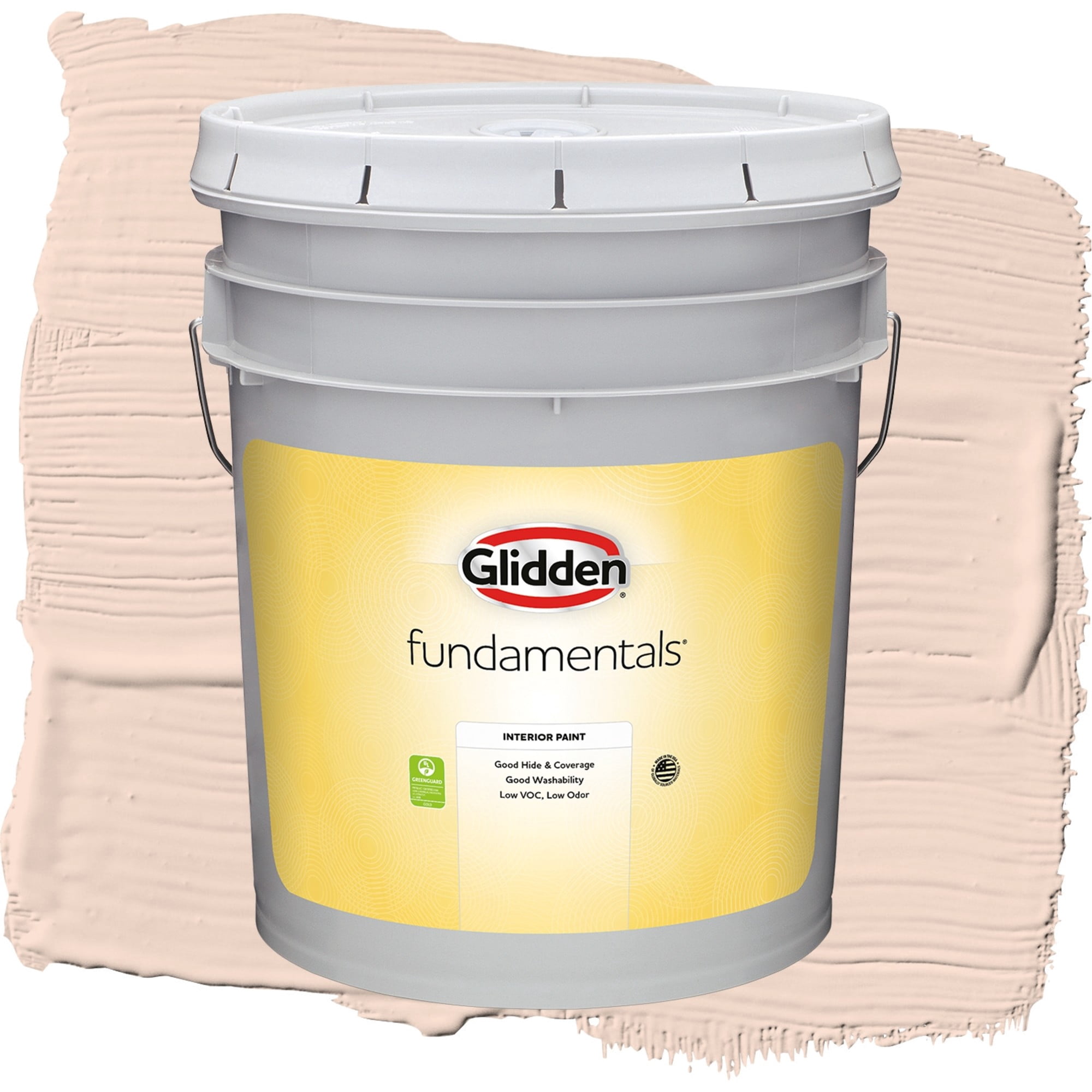 Glidden Fundamentals Blush Beige / Orange, Flat Interior Paint, 5 Gallon