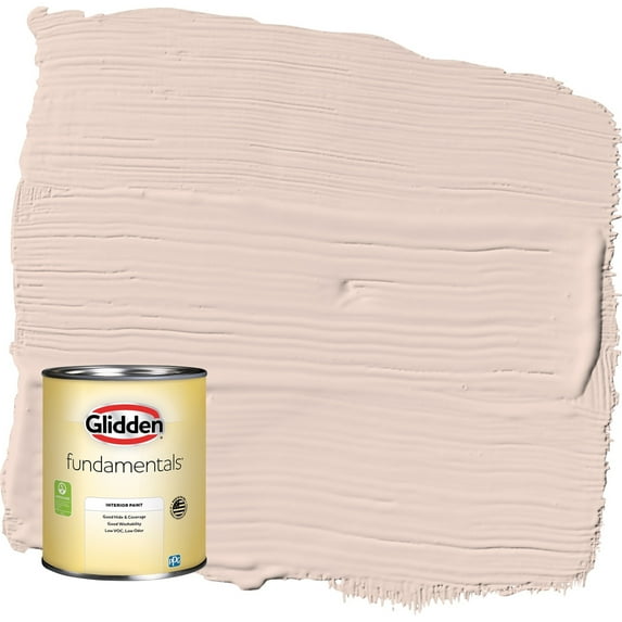 Glidden Fundamentals Boardwalk / Orange Semi-Gloss Interior Paint, 1 Quart