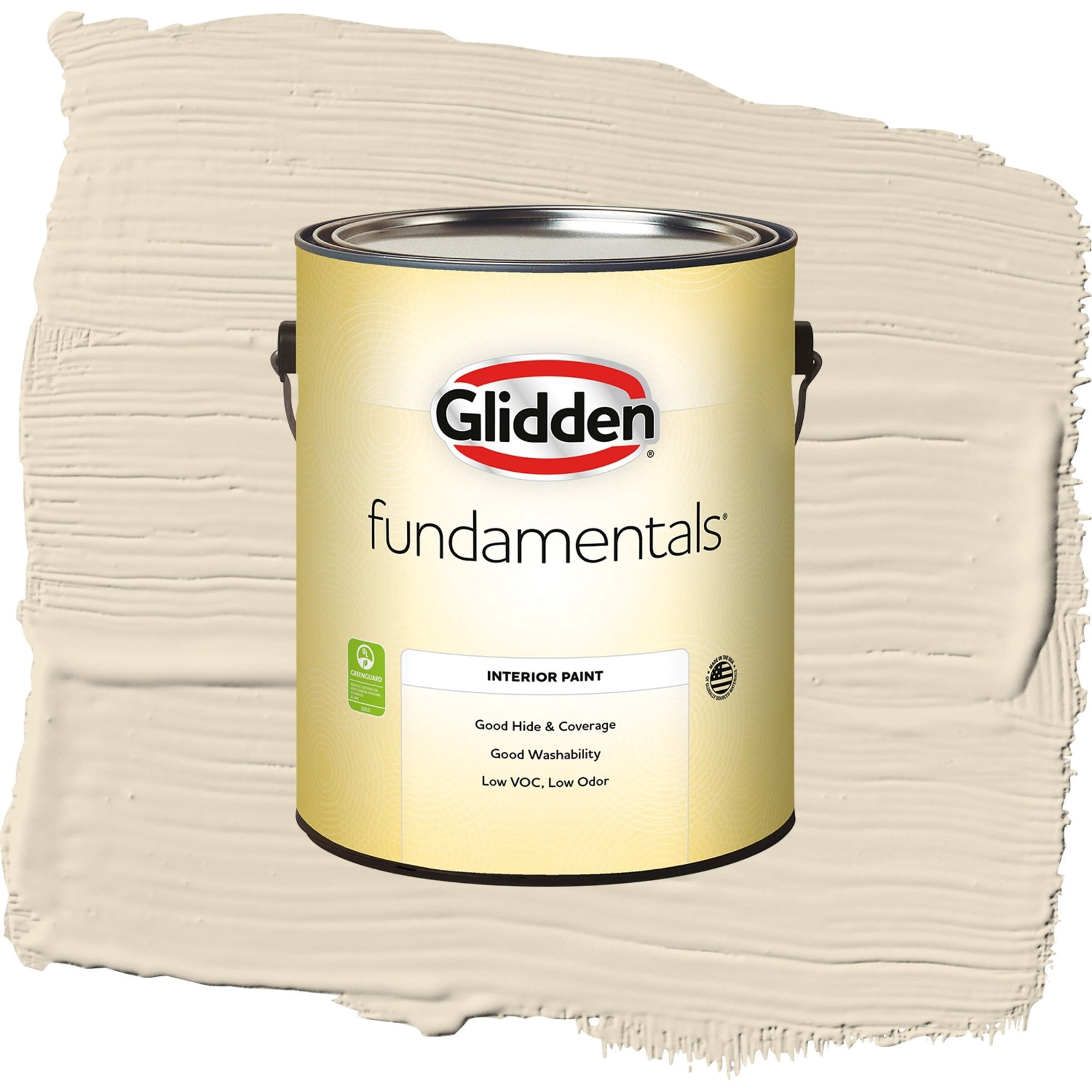 Glidden Fundamentals Bone White / Beige, Eggshell Interior Paint, 1 Gallon