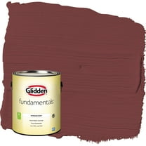 Glidden Fundamentals Bordeaux / Red Eggshell Interior Paint, 1 Gallon