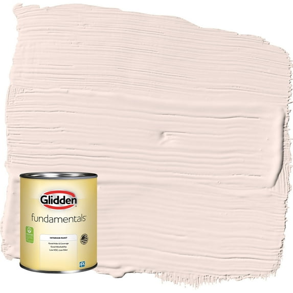 Glidden Fundamentals Brandy Alexander / Red Semi-Gloss Interior Paint, 1 Quart