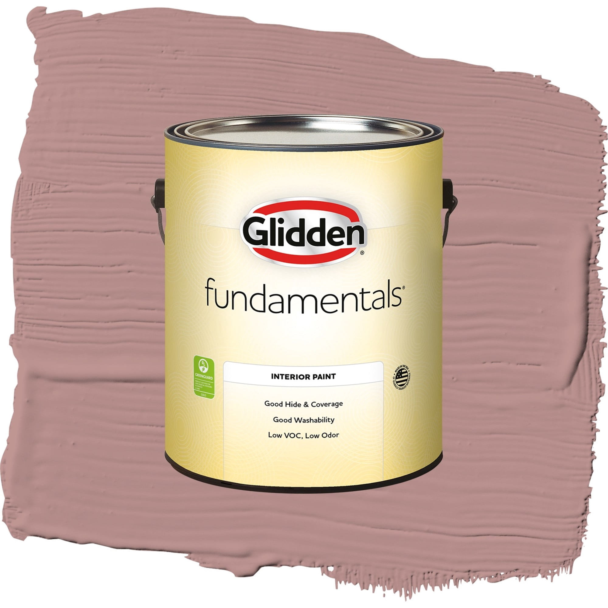 Glidden Fundamentals Brandy Snaps Flat Interior Paint and Primer, 1 Gallon