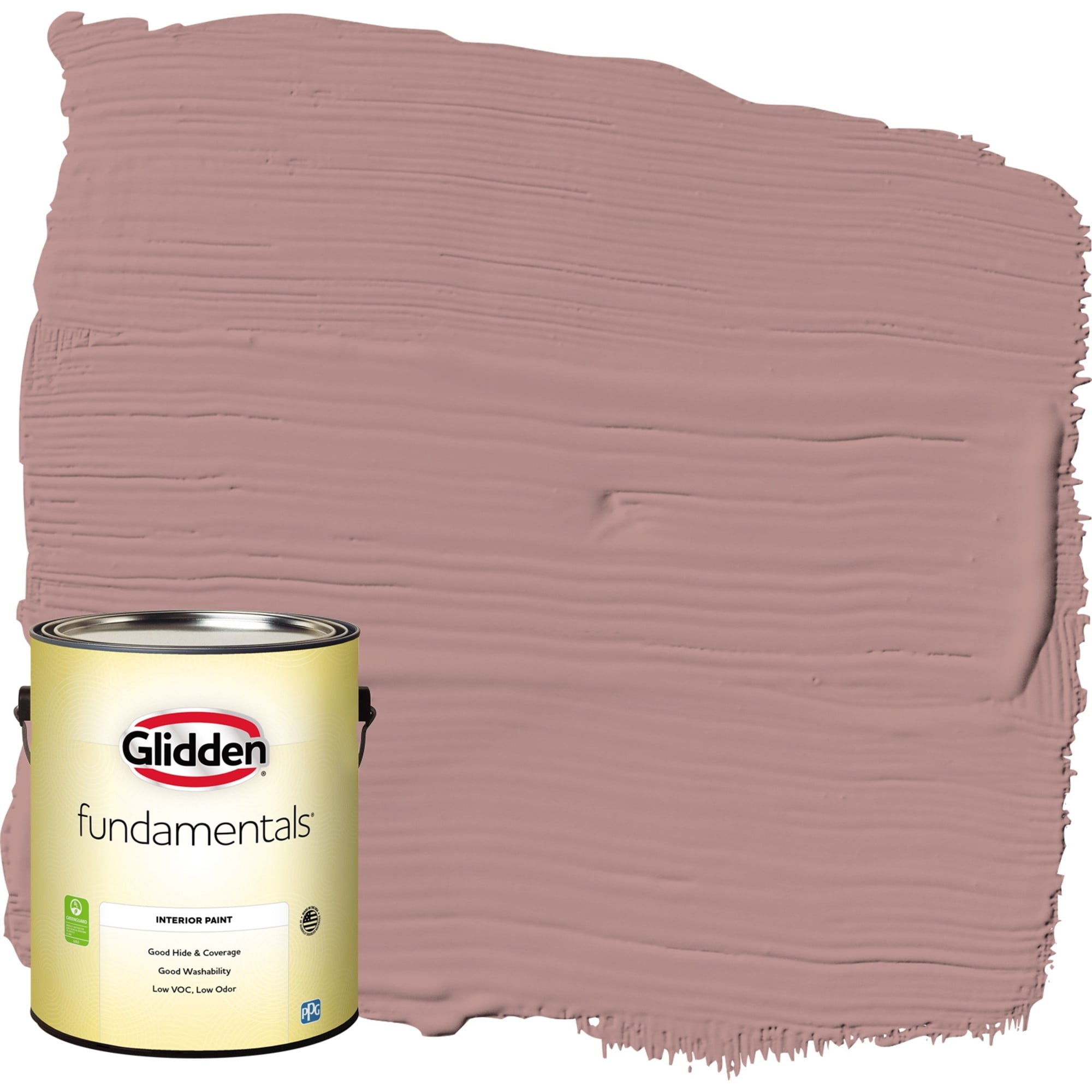 Glidden Fundamentals Interior Paint Brandy Snaps / Red, Flat, 1 Gallon