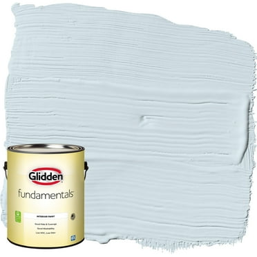 Glidden Fundamentals Interior Paint Breakwater / Blue, Eggshell, 1 Gallon
