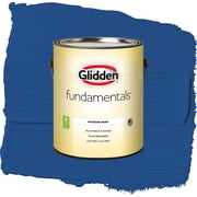 Glidden Fundamentals Brilliant Blue / Blue, Eggshell Interior Paint, 1 Gallon