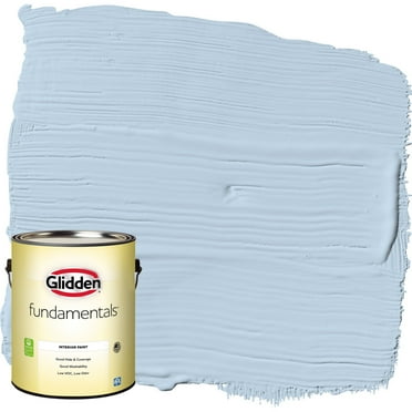 Glidden Fundamentals Interior Paint C'est La Vie / Blue, Eggshell, 1 Gallon