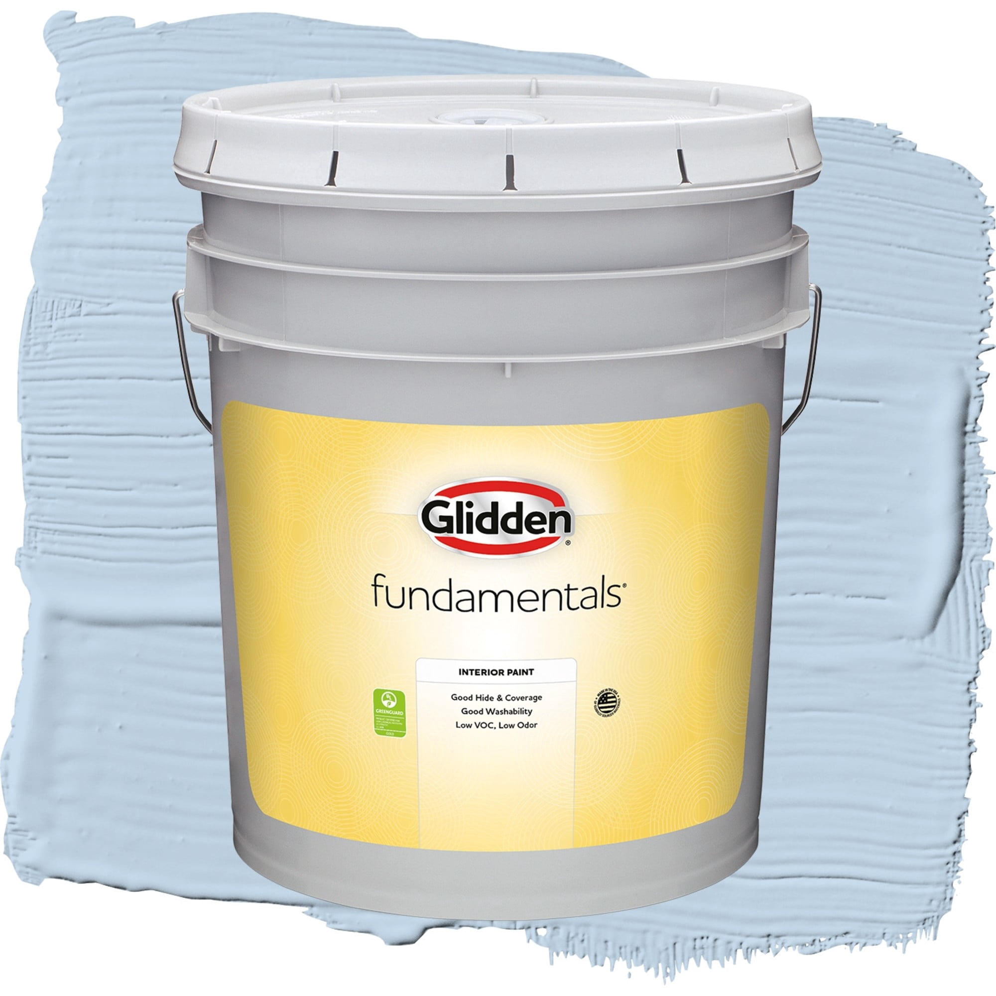 Glidden Fundamentals C'est La Vie / Blue, Eggshell Interior Paint, 5 Gallon