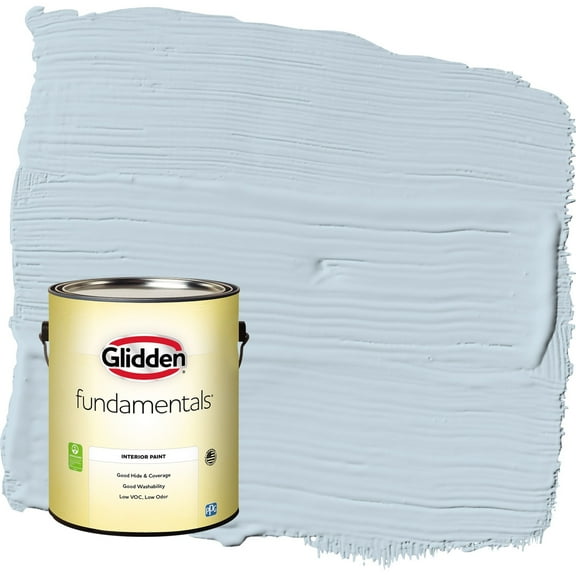 Glidden Fundamentals Calm Sea / Blue Eggshell Interior Paint, 1 Gallon