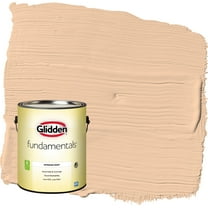 Glidden Fundamentals Caramel Ice / Orange Eggshell Interior Paint, 1 Gallon