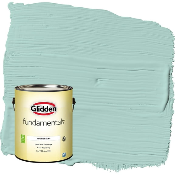 Glidden Fundamentals Cassiopeia / Green Eggshell Interior Paint, 1 Gallon