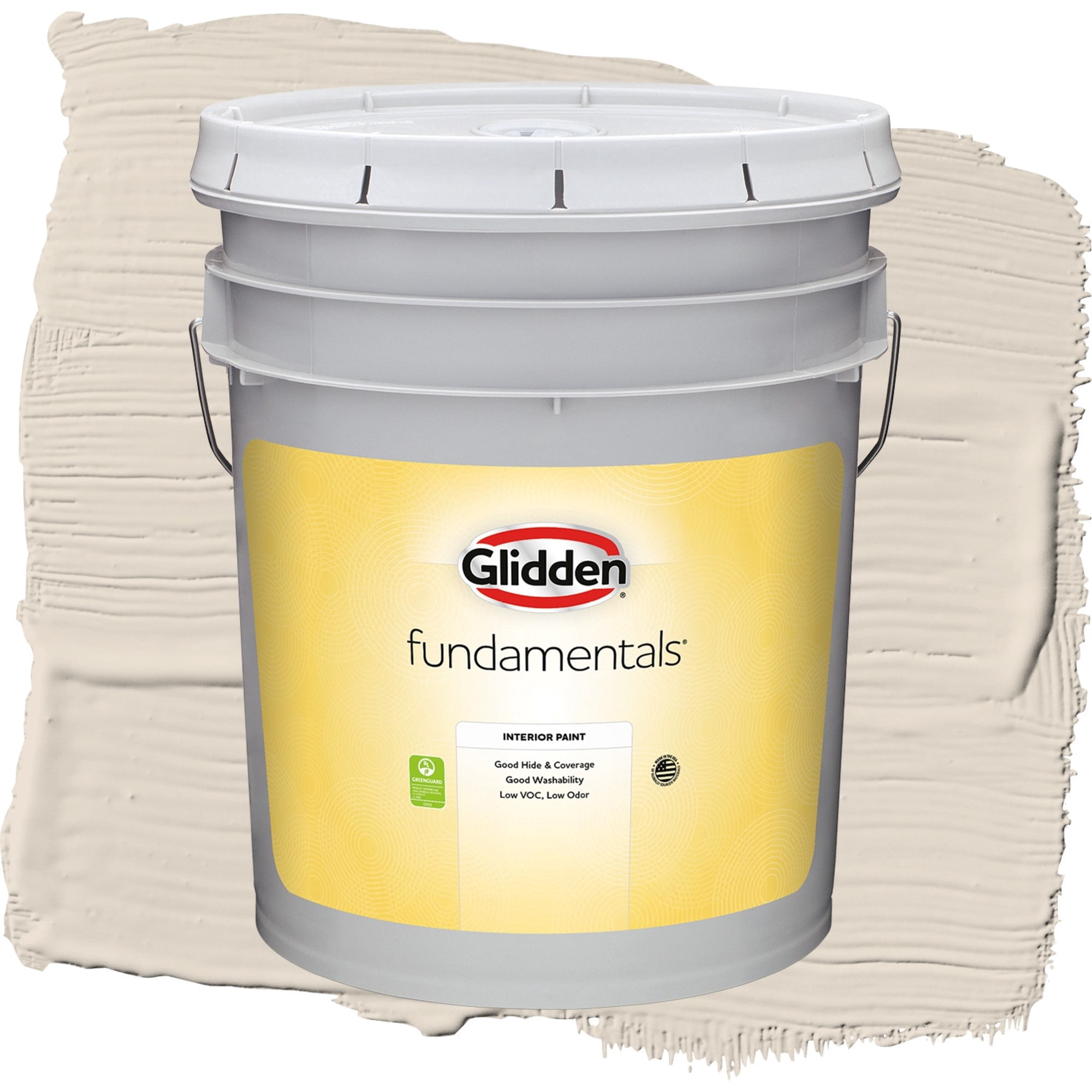 Glidden Fundamentals Casual Elegance / Beige, Eggshell Interior Paint, 5 Gallon
