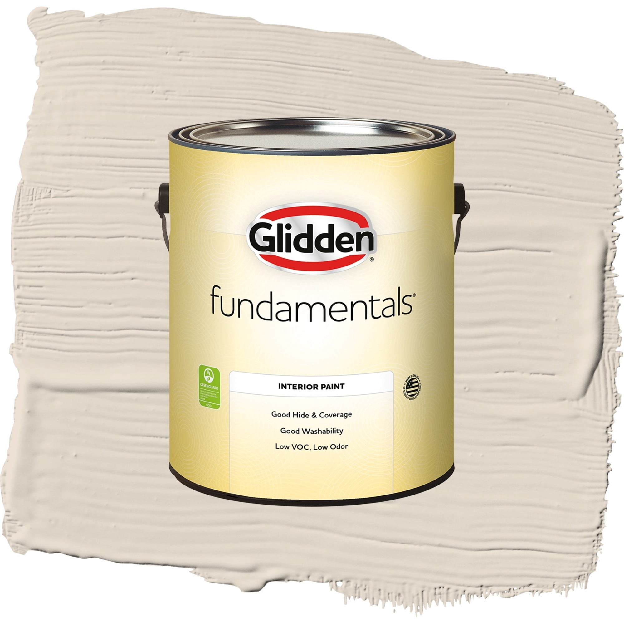 Glidden Fundamentals Casual Elegance / Beige, Flat Interior Paint, 1 Gallon