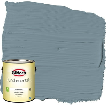 Glidden Fundamentals Interior Paint Chalky Blue, Eggshell, 1 Gallon