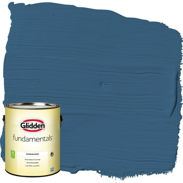 Glidden Fundamentals Interior Paint Chinese Porcelain / Blue, Eggshell, 1 Gallon
