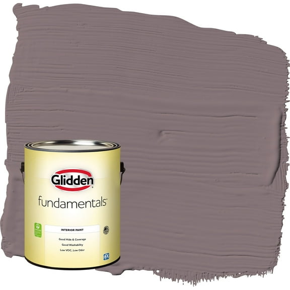 Glidden Fundamentals Choo Choo / Purple Eggshell Interior Paint, 1 Gallon