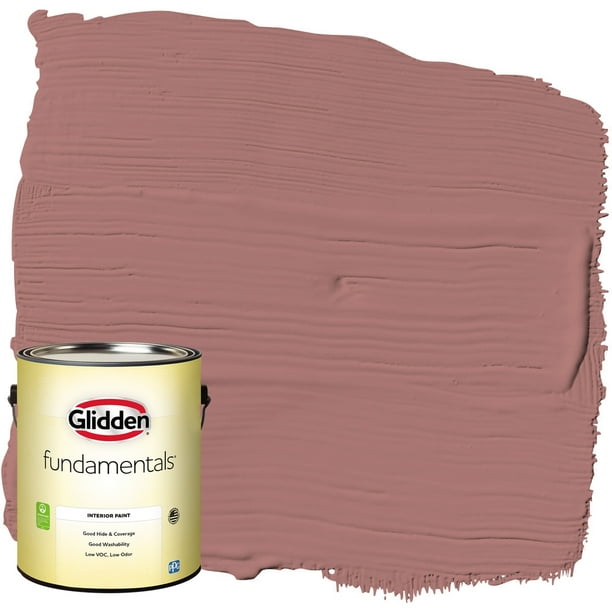 "Glidden Fundamentals Interior Paint Cinnamon Diamonds / Rose Pink