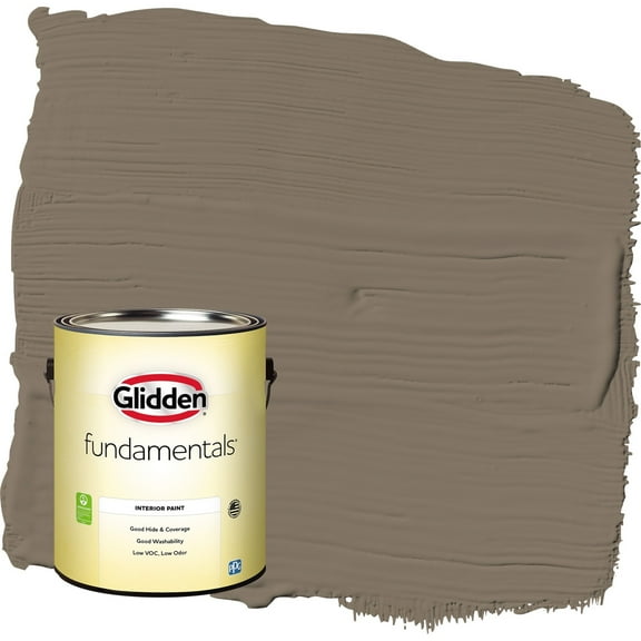 Glidden Fundamentals Clam Shell / Beige Eggshell Interior Paint, 1 Gallon