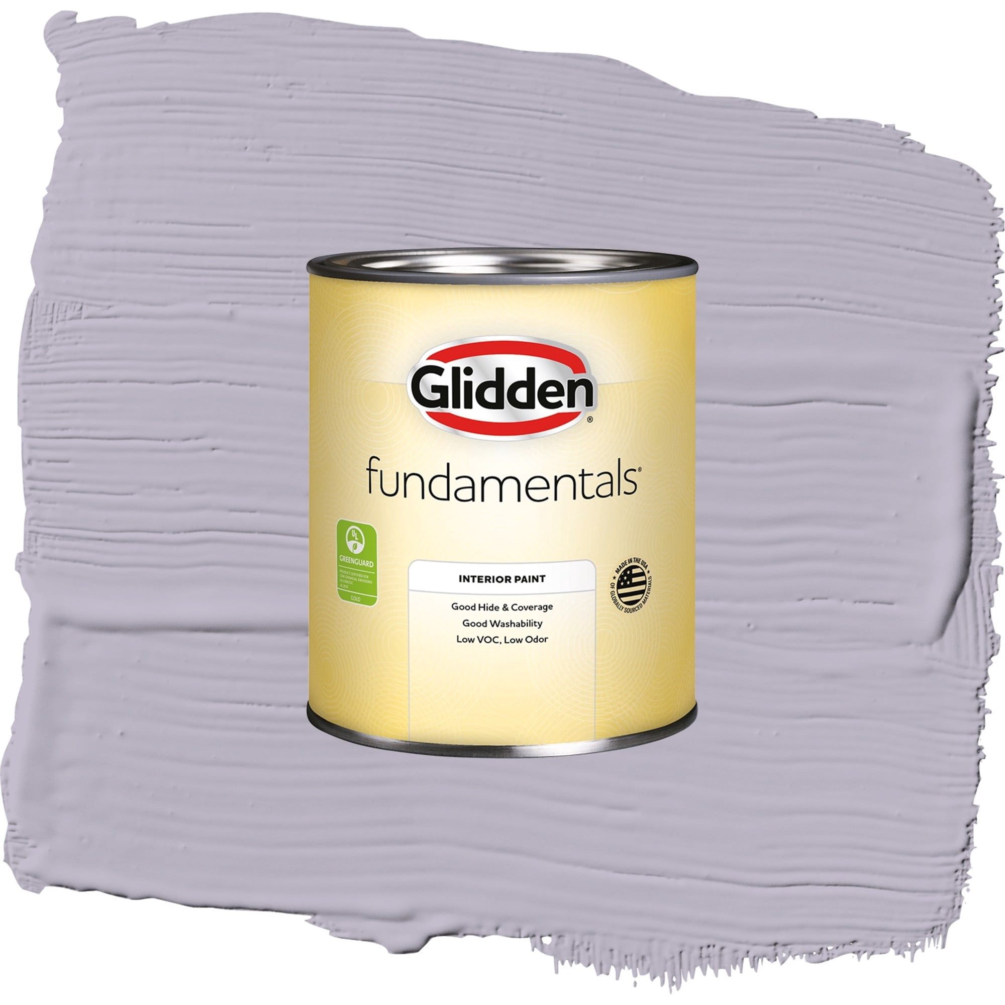 Glidden Fundamentals Cloudberry / Purple, Flat Interior Paint, 1 Quart