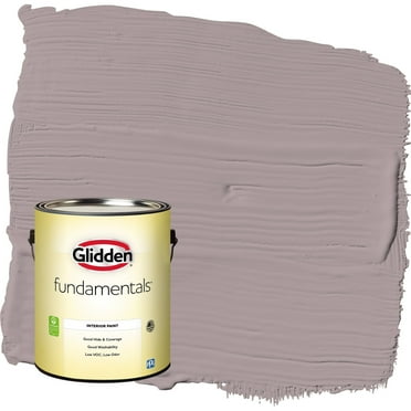 Glidden Fundamentals Coffee Custard / Purple Eggshell Interior Paint, 1 Gallon